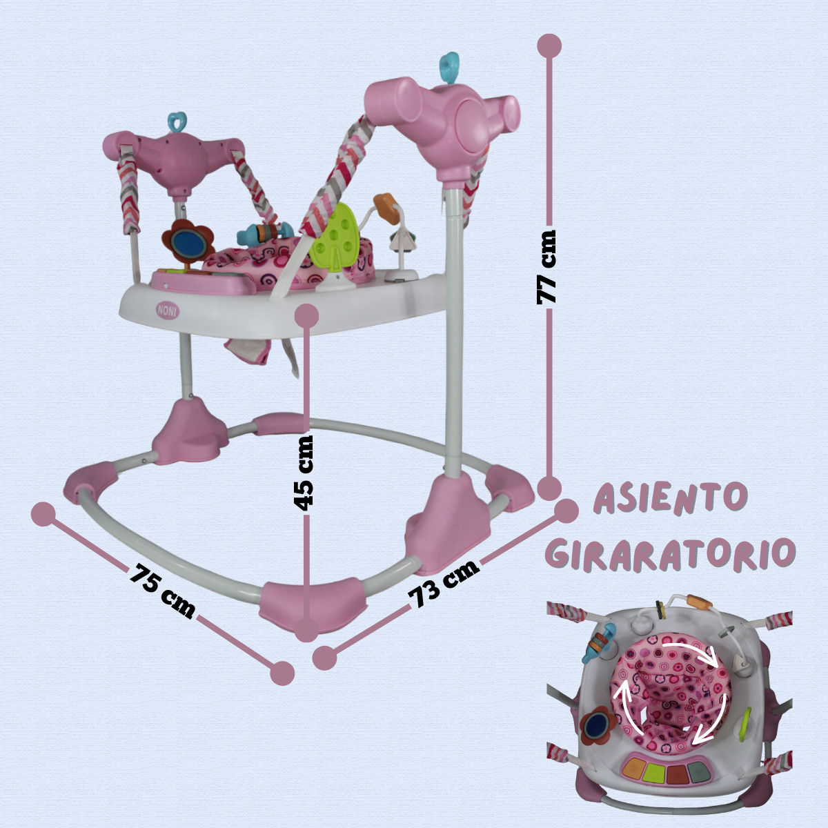 Silla Saltarina Gimnasio Para Bebe , IS-151 A