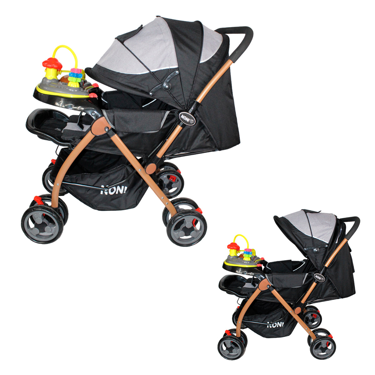 Carriola De Paseo Mango Abatible, Luz Y Sonido, IS-555 P.