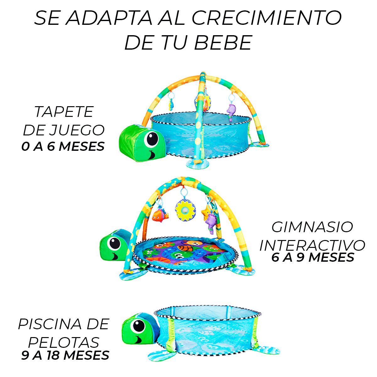 Gimnasio Para Bebé 3 En 1 IS-300 A