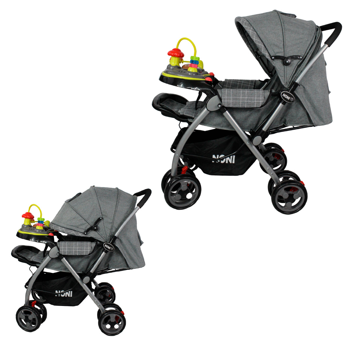Carriola De Paseo Mango Abatible, Luz Y Sonido, IS-555 P.