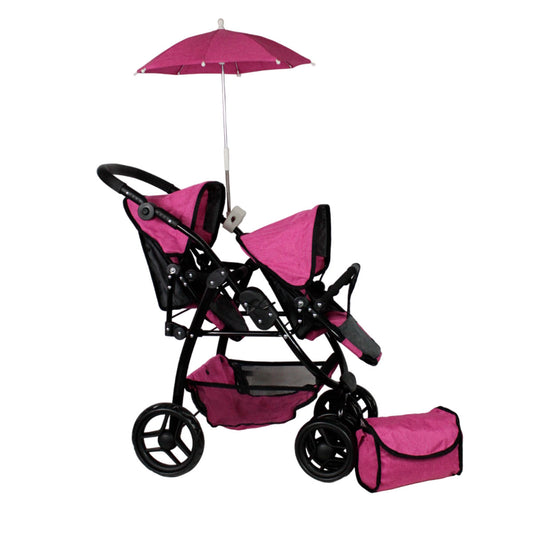 Carriolita De Muñeca Doble Asiento, IS-9662 D