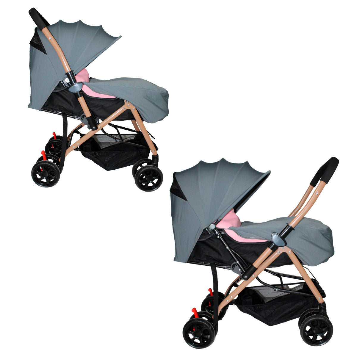 Carriola de mango abatible y cubre pies IS-555 S