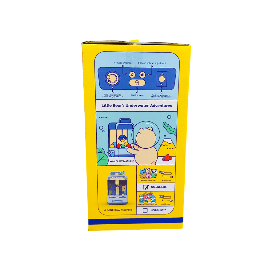 Juguete De Máquina De Garra Con Luces Y Sonidos Para Niños IS-485