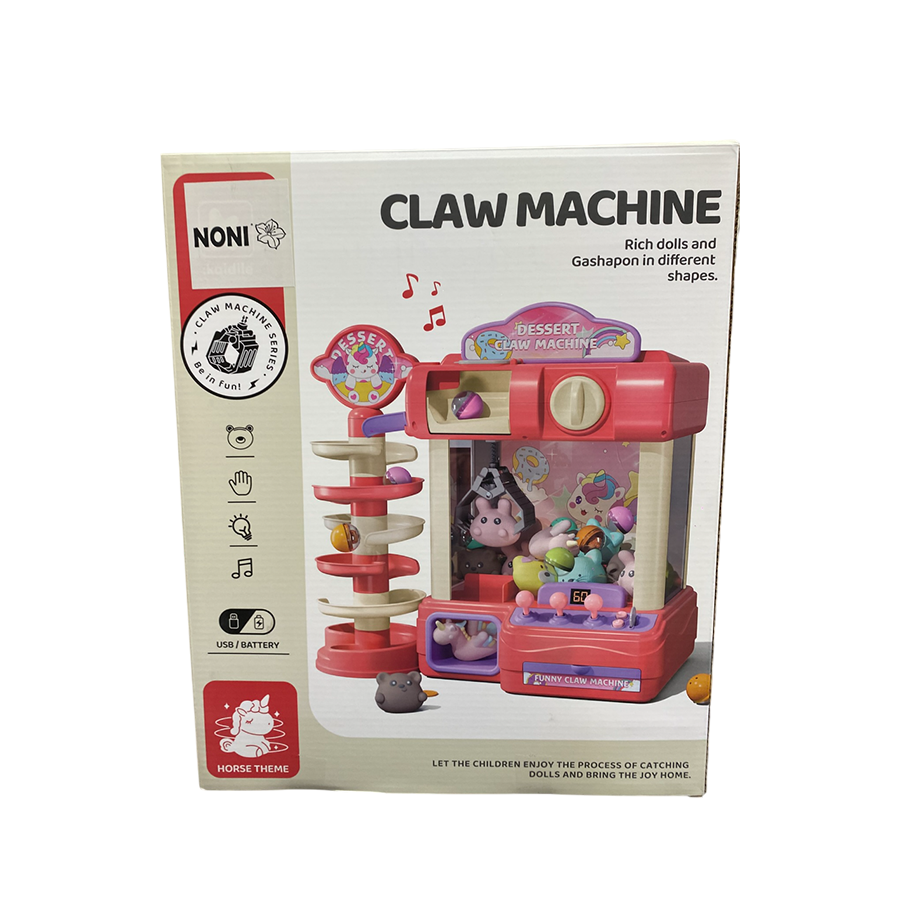 Mini Máquina Niños Atrapa Peluches Garra Luz Sonido Juguete IS-119