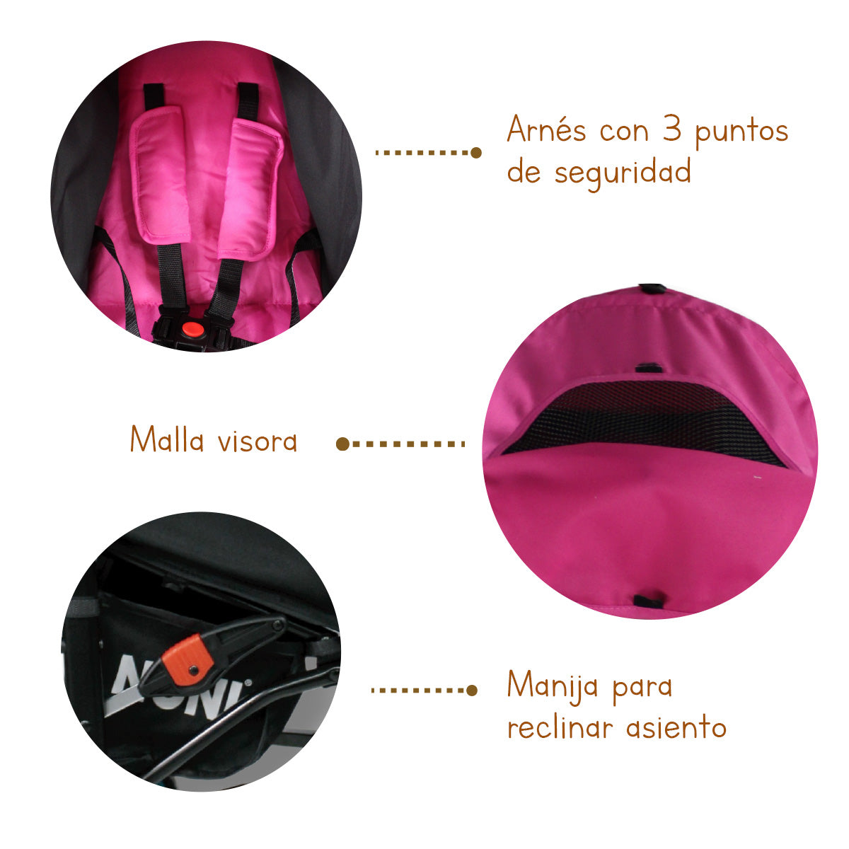 Caja Carriola de Bastón Animada NONI IS-666G