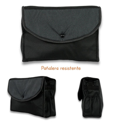 Carriola de paseo Travel System con pañalera IS-999 J