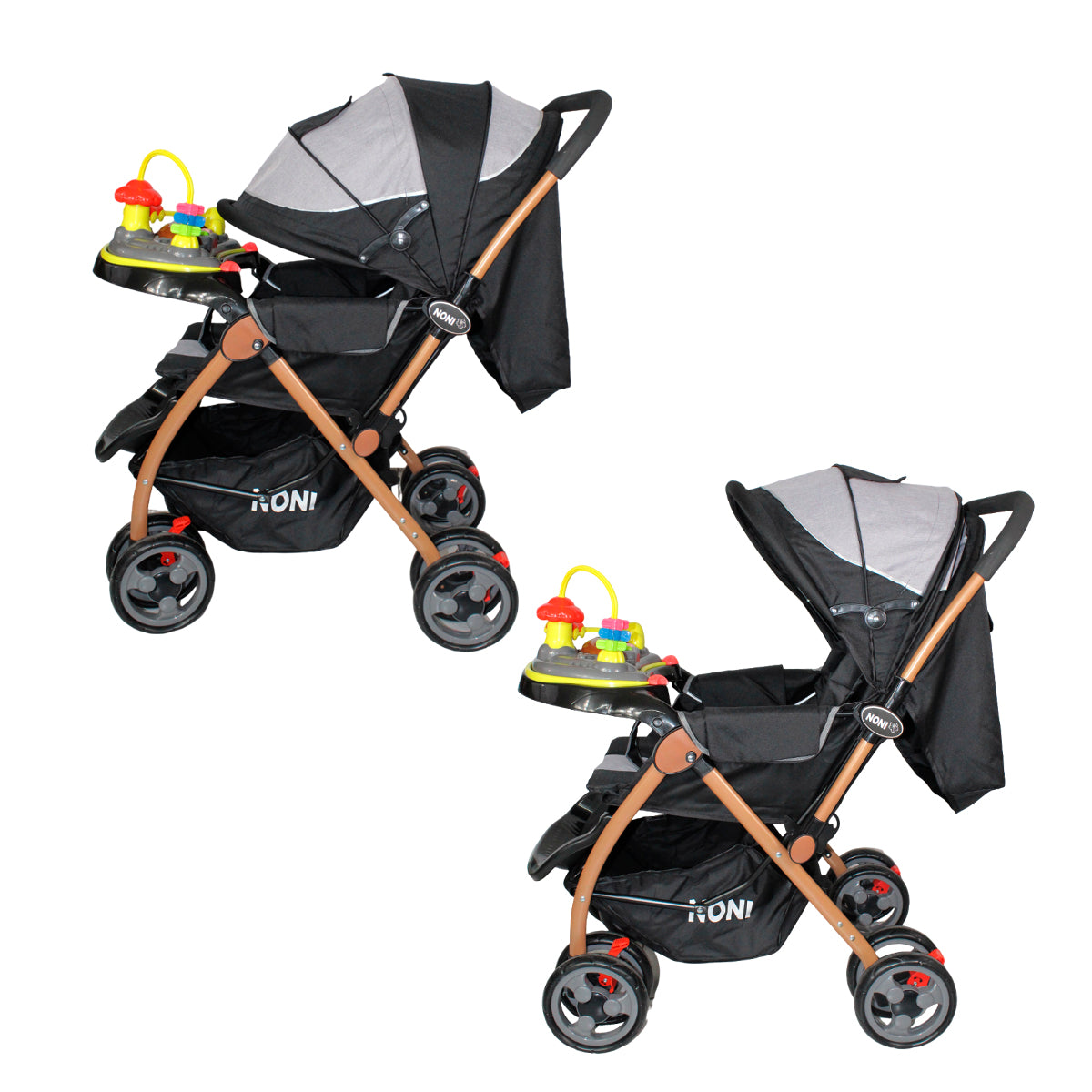 Carriola De Paseo Mango Abatible, Luz Y Sonido, IS-555 P.