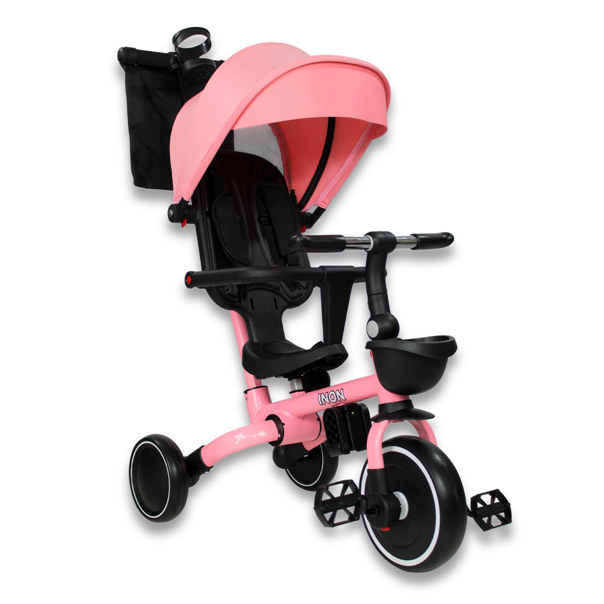 Triciclo - Carriola. Moderno De Aluminio 5 En 1. IS-3041 E