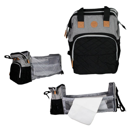 Pañalera Mochila Multifuncional Para Bebe Con Cambiador IS-401 A