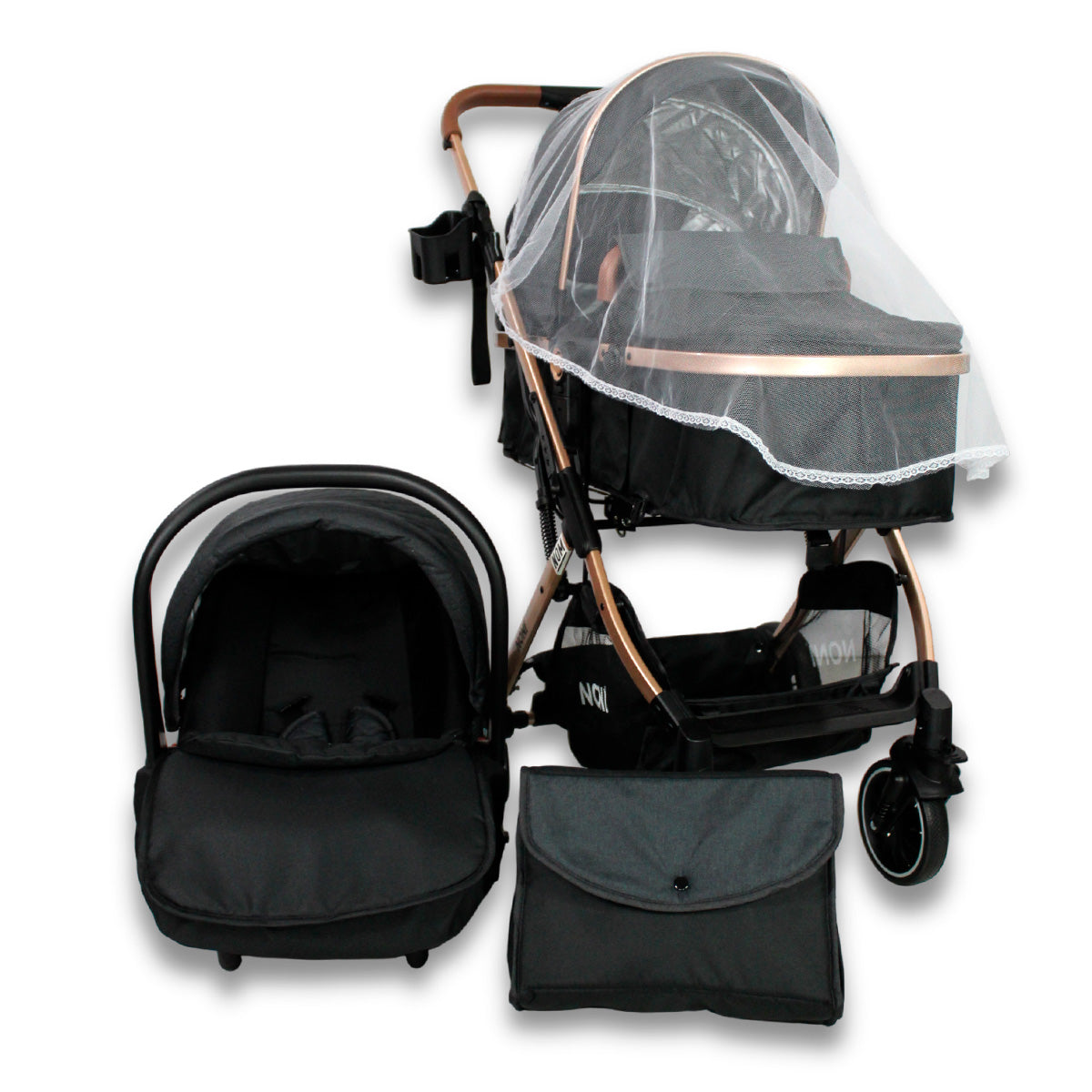 Carriola de paseo Travel System con pañalera IS-999 J