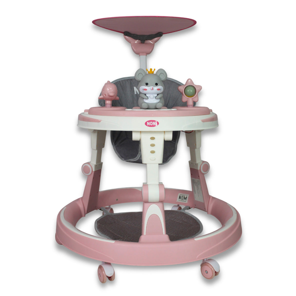 Andadera Con Luz, Sonido y Bastón De Empuje. IS-102 B