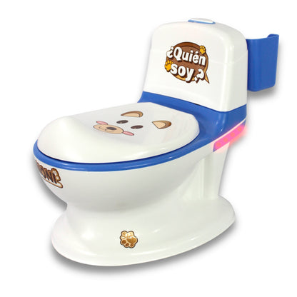 Bañito Entrenador Con Sonido Y Luz Led Angelin Baby Is-01 F