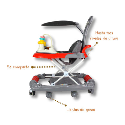 Andadera Mecedora, Sombrilla Y Tablero Musical. IS 121-O