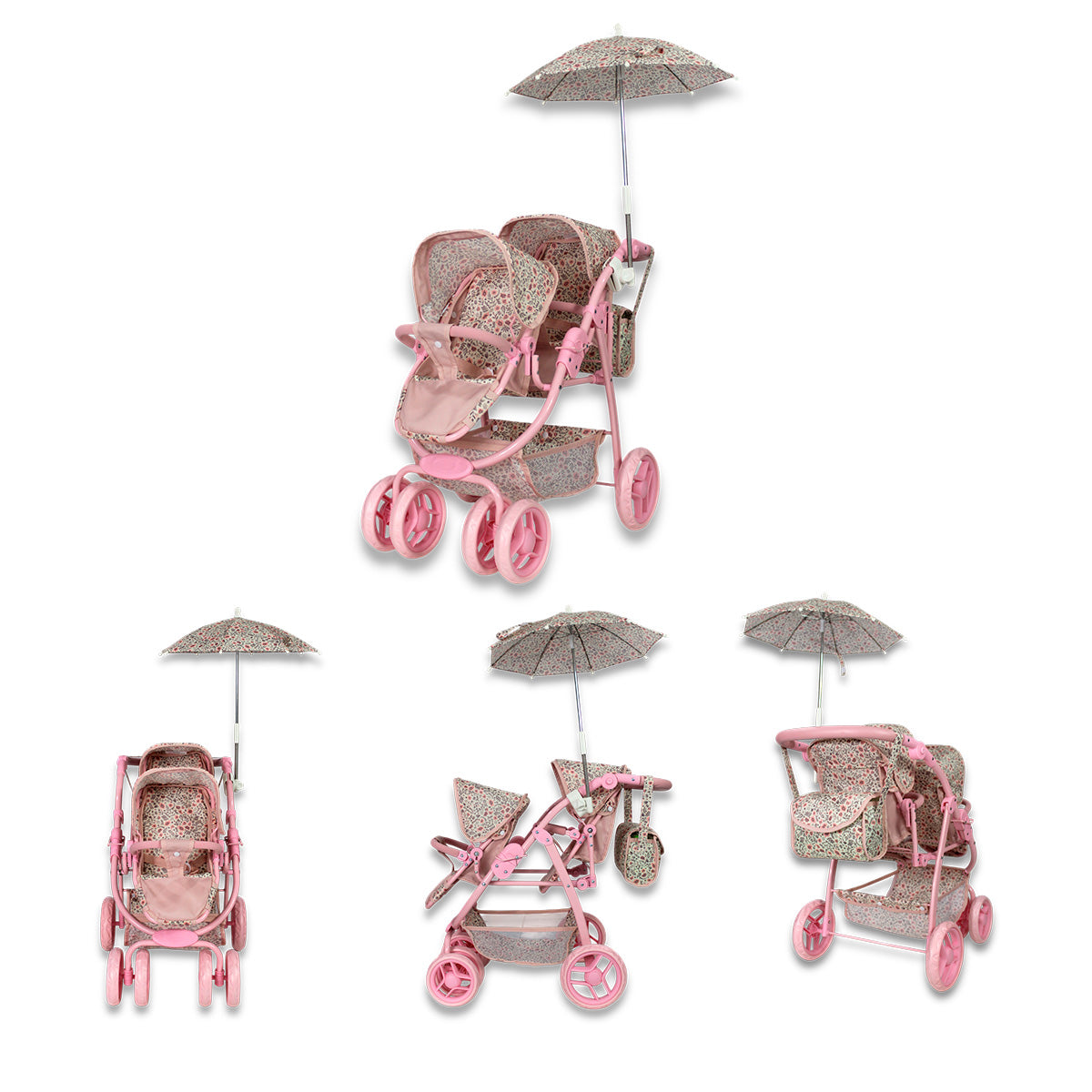 Carriolita De Muñeca Doble Asiento, IS-9662 D