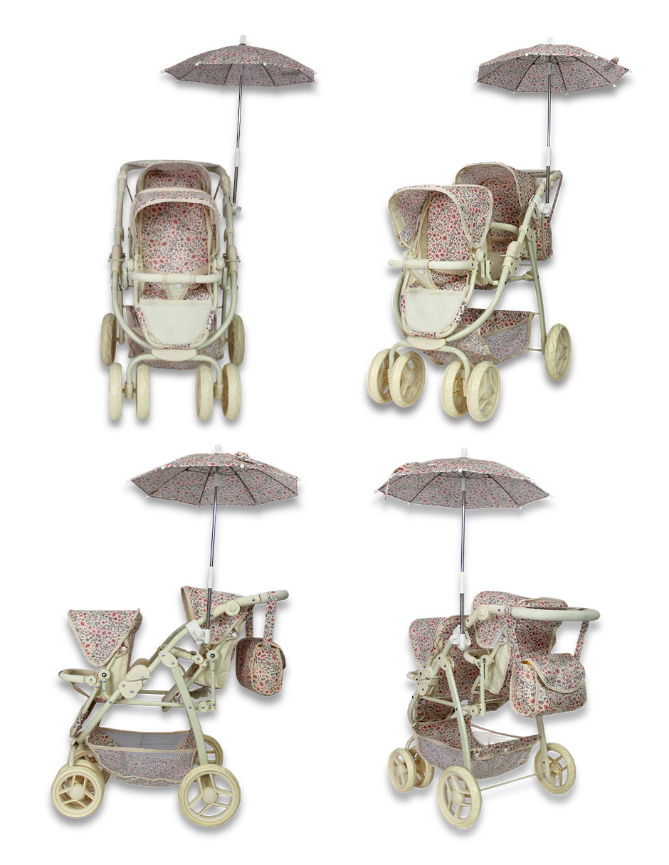Carriolita De Muñeca Doble Asiento, IS-9662 D