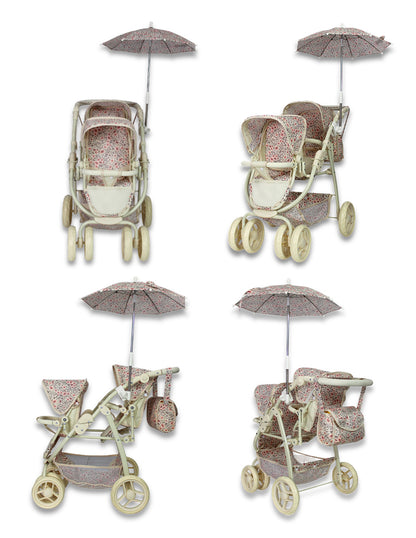 Carriolita De Muñeca Doble Asiento, IS-9662 D