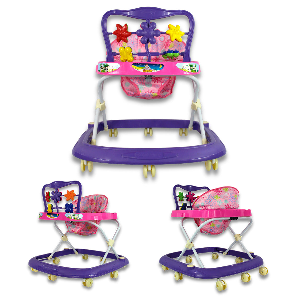 Andadera Para Bebe Económica Musical, Angelin Baby IS-101 A