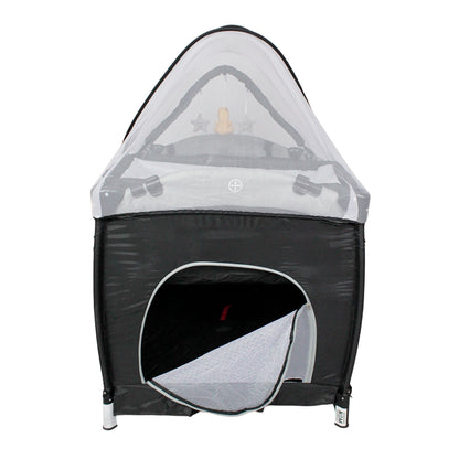 Cuna/Corral para bebe con cambiador, vibrador y mosquitero IS-888 E