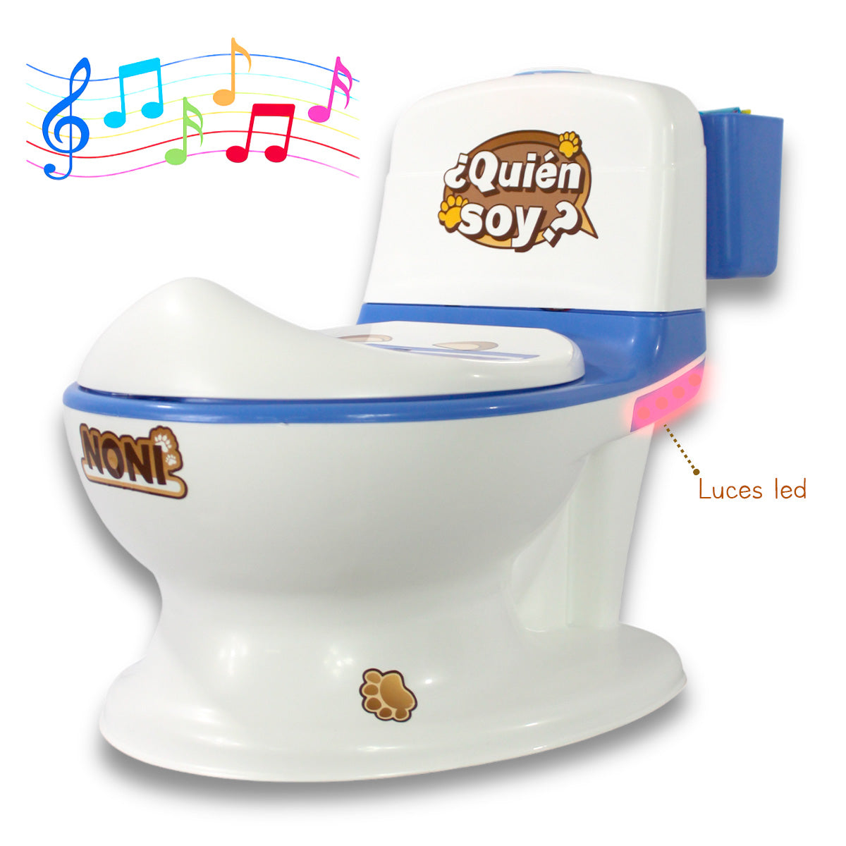 Bañito Entrenador Con Sonido Y Luz Led Angelin Baby Is-01 F