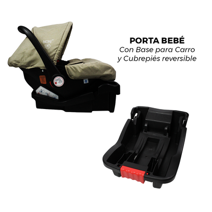 Carriola de paseo Travel System con pañalera IS-999 L
