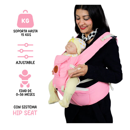 Mochila Cangurera Porta Bebes Ergonómica Multifuncional IS-400 A