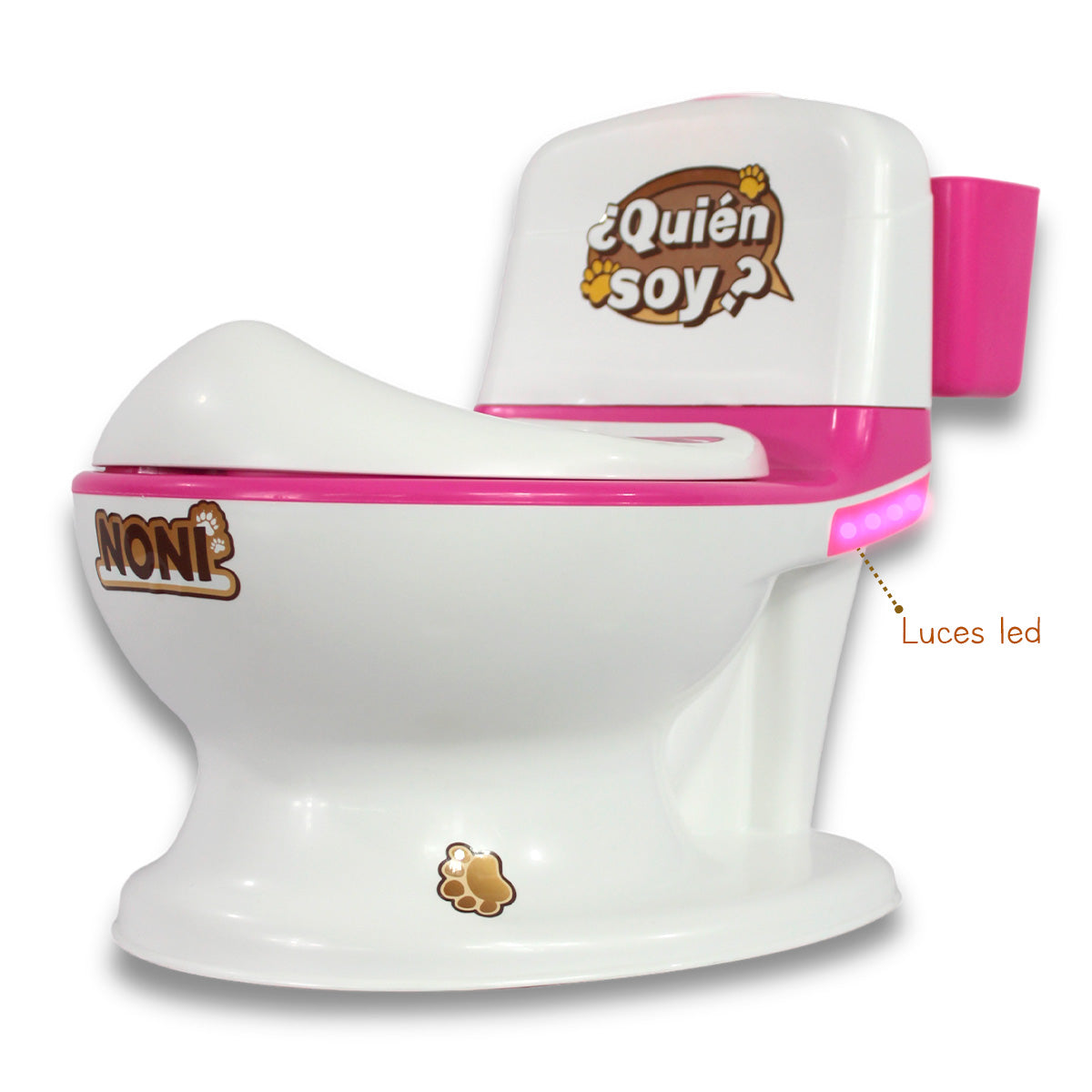Bañito Entrenador Con Sonido Y Luz Led Angelin Baby Is-01 F