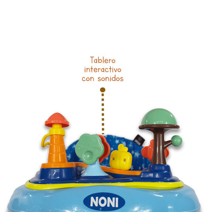 Andadera de Lujo con Frenos Traseros Noni IS-111A CAJA 5 Piezas