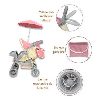 Carriola De Juguete Para Muñeca IS-9352-A
