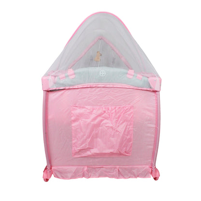 Cuna/Corral para bebe con cambiador, vibrador y mosquitero IS-888 E