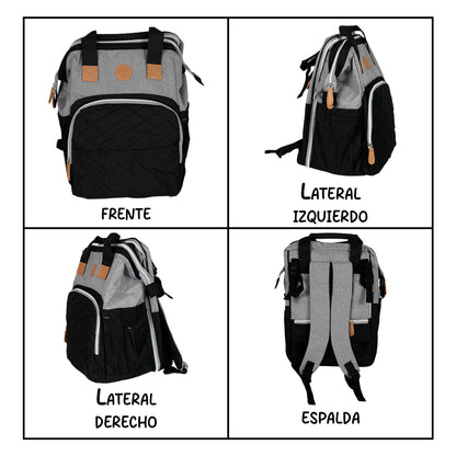 Pañalera Mochila Multifuncional Para Bebe Con Cambiador IS-401 A