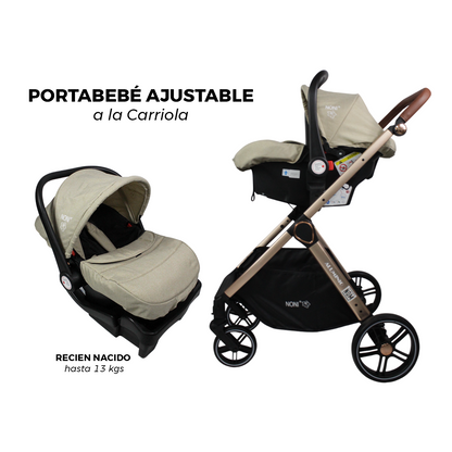 Carriola de paseo Travel System con pañalera IS-999 L