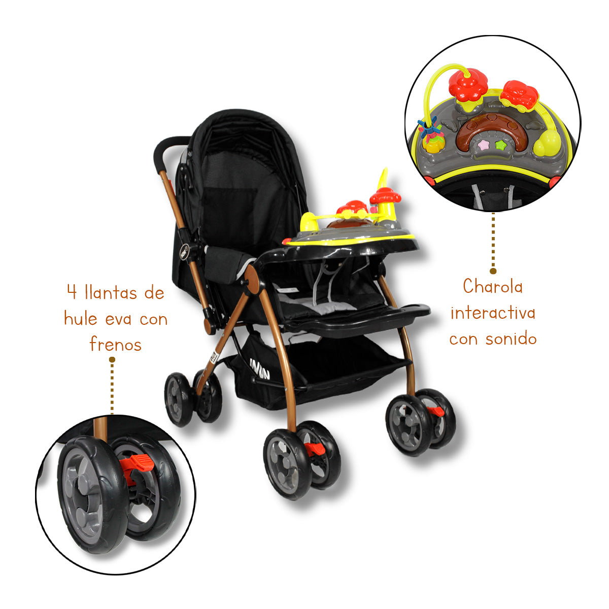 CARRIOLA PARA BEBÉ IS-555-P