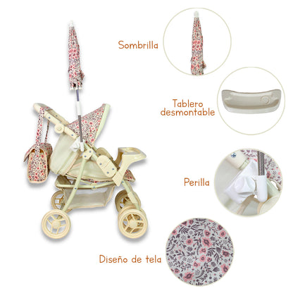 Carriola De Juguete Para Muñeca IS-9352-A