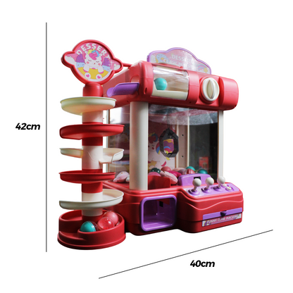 Mini Máquina Niños Atrapa Peluches Garra Luz Sonido Juguete IS-119