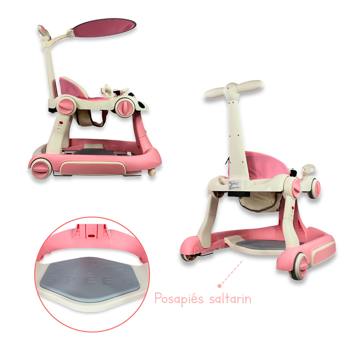 Andadera Multifuncional 5 en 1 IS-131 A