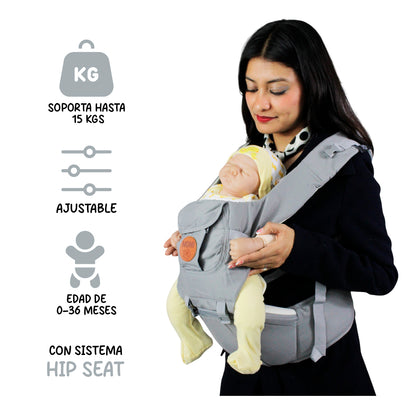 Mochila Cangurera Porta Bebes Ergonómica Multifuncional IS-400 A