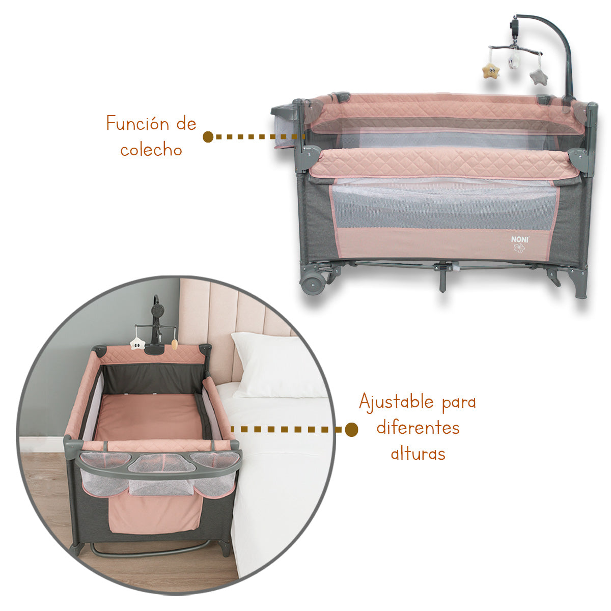 Corral portatil para bebé IS-888 G