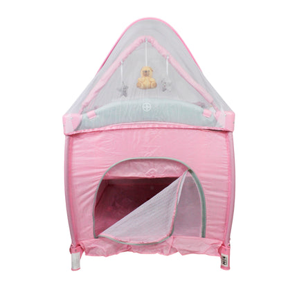 Cuna/Corral para bebe con cambiador, vibrador y mosquitero IS-888 E
