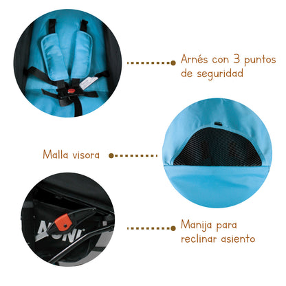 Carriola de Bastón Animada NONI IS-666G