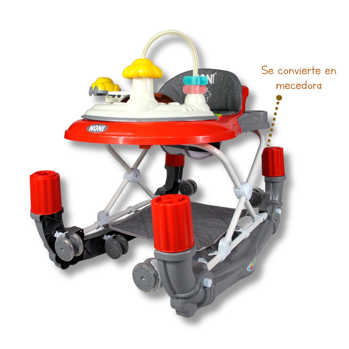 Andadera Mecedora, Sombrilla Y Tablero Musical. IS 121-O