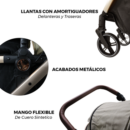 Carriola de paseo Travel System con pañalera IS-999 L