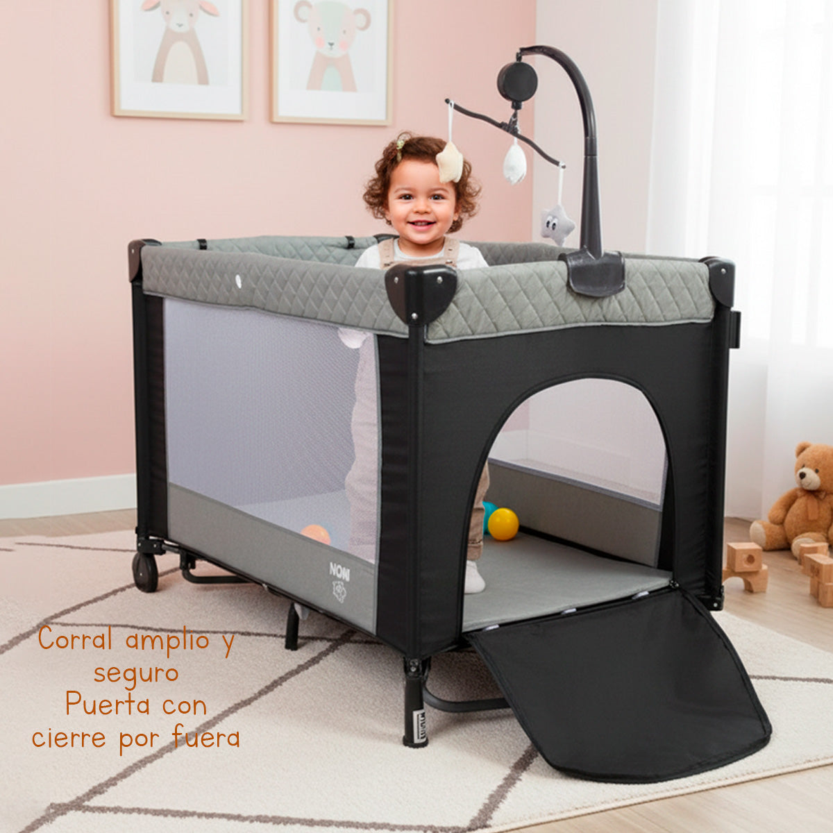 Corral portatil para bebé IS-888 H