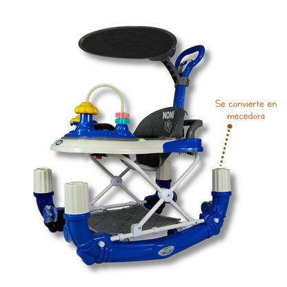 Andadera Mecedora, Sombrilla Y Tablero Musical. IS 121-O