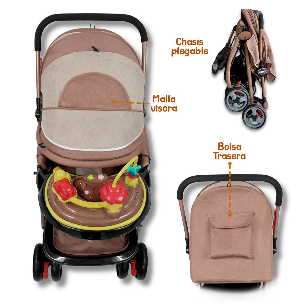 CARRIOLA PARA BEBÉ IS-555-P