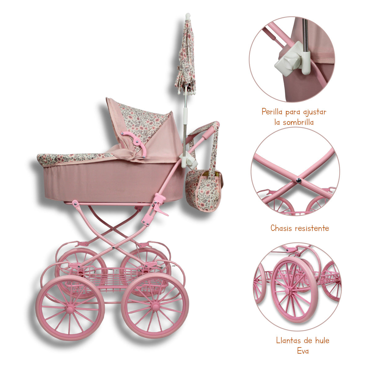 Carriola Para Muñecas Estilo 50's IS-9673