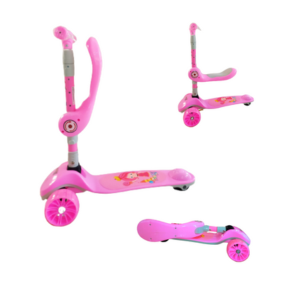 Scooter Patín Del Diablo Musical Luces Led. IS-333 J.