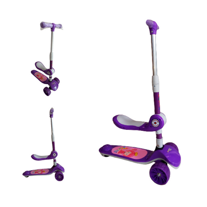 Scooter Patín Del Diablo Musical Luces Led. IS-333 J.