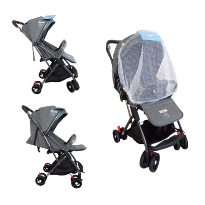 CARRIOLA PARA BEBÉ PLEGABLE TIPO MALETA IS-555-R