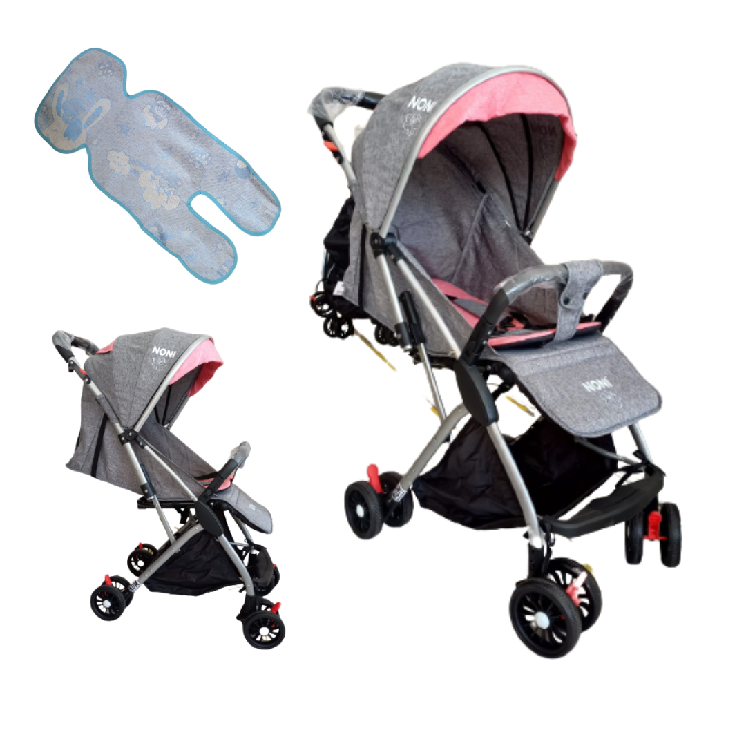 CARRIOLA PARA BEBÉ PLEGABLE TIPO MALETA IS-555-R