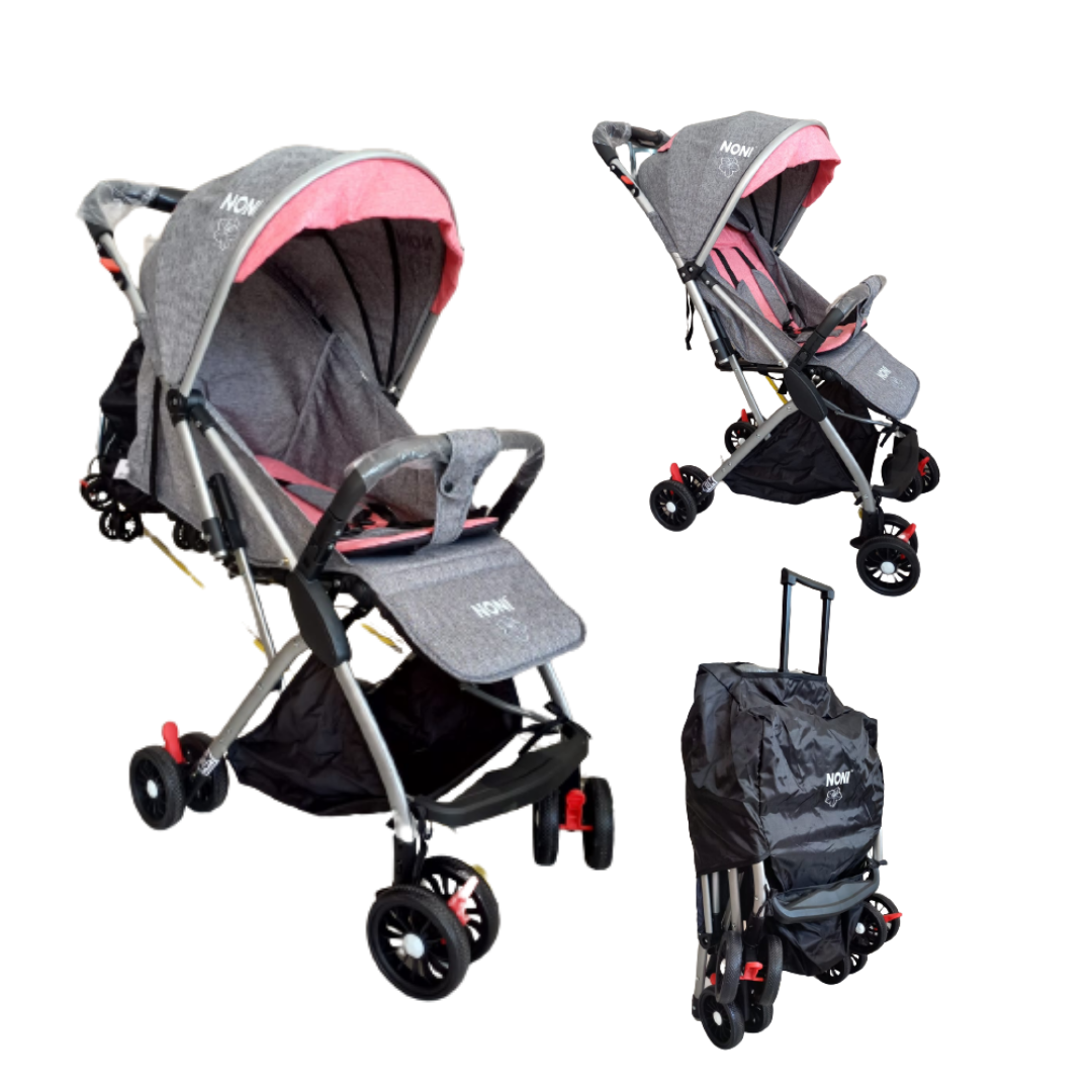 CARRIOLA PARA BEBÉ PLEGABLE TIPO MALETA IS-555-R